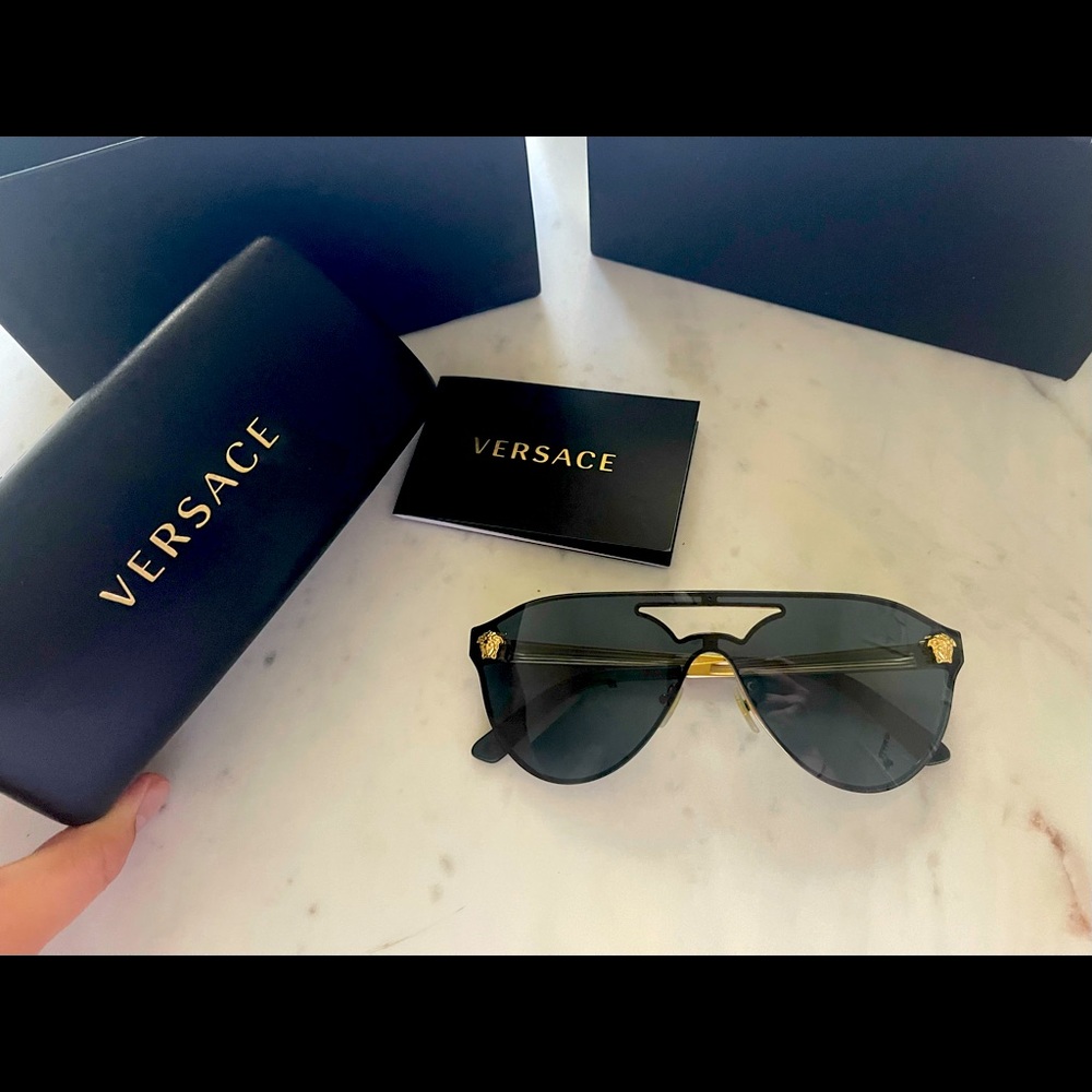 Versace Aviator Sunglasses